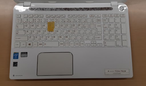 L1216-15 ノートPC TOSHIBA dynabook T554/76LW PT55476LBXW Corei7