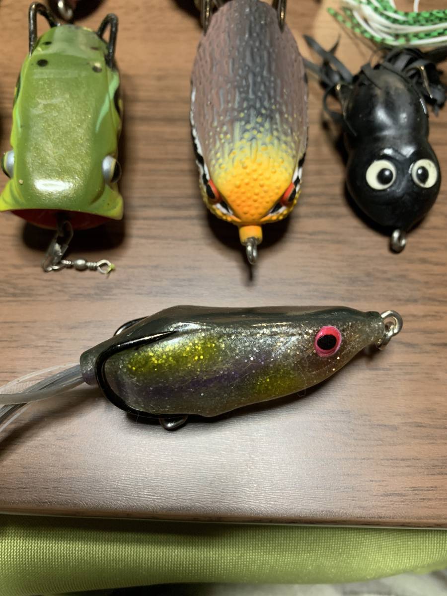 フロッグ セット 品 イマカツ エバーグリーン スミス 雷魚 ブラックバス 13個セット フロッグ 売買されたオークション情報 Yahooの商品情報をアーカイブ公開 オークファン Aucfan Com