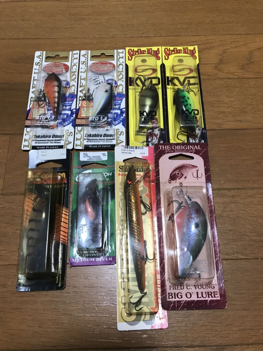 限定SALE，100%新品 ルアーセット RTO1.5 KVD1.5 サスペンドログ ビッグO コットンコーデル ラッキークラフト ストライクキング 品(クランクベイト)｜売買されたオークション情報、yahooの商品情報をアーカイブ公開 淡水
