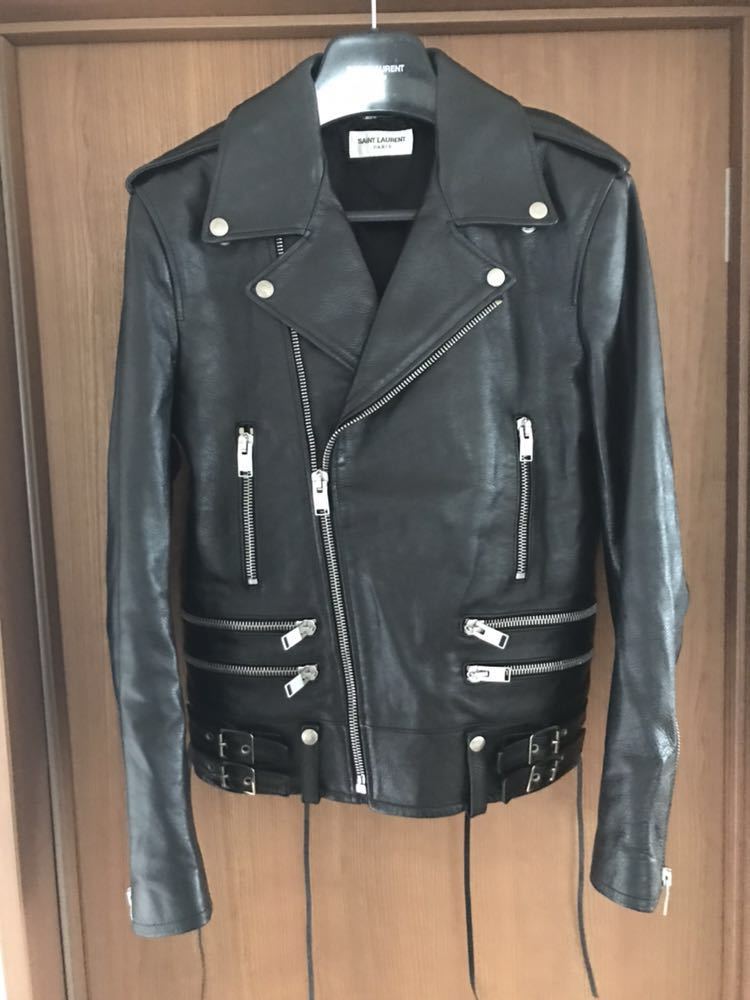 SAINT LAURENT 13aw サンローランパリ スミインク原型 レザー  