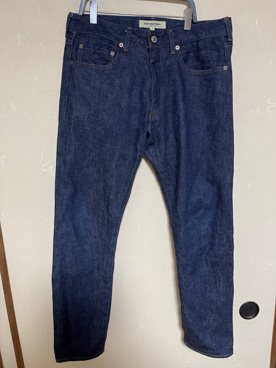 FOB FACTORY F.O.B ファクトリー F1148 テーパードデニム ジーンズ 