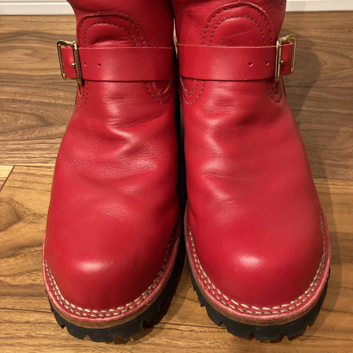 WESCO 美品 エンジニアブーツ 赤 BOSS US8 26.0㎝ レッドウィング 