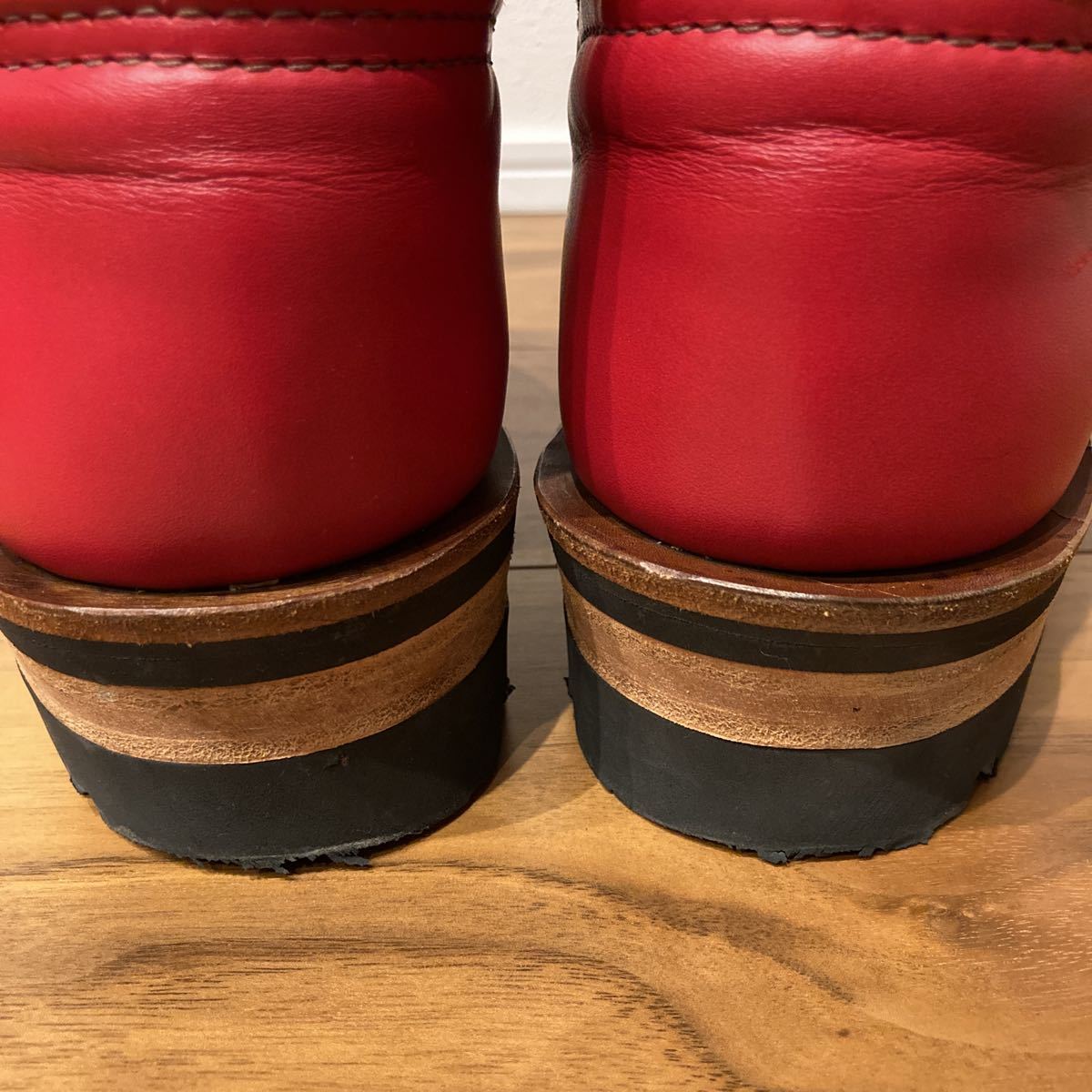 WESCO 美品 エンジニアブーツ 赤 BOSS US8 26.0㎝ レッドウィング 