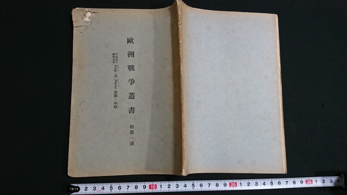  t 大正書籍 欧州戦争叢書 特第一号 1914年8月 Liege 及 Namur 要塞ノ攻略 枝國卯三 偕行社本部 大正8年 レトロ アンティーク/i01(その他)｜売買されたオークション情報、yahooの商品情報をアーカイ その他
