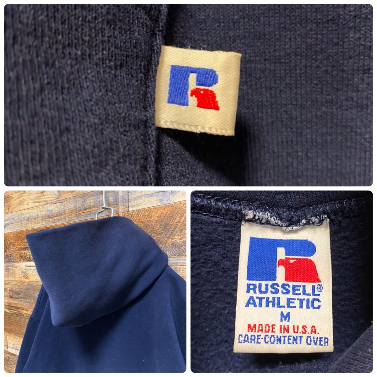 USA製 RUSSELL ATHLETIC ラッセルアスレチック☆プルオーバーパーカー 