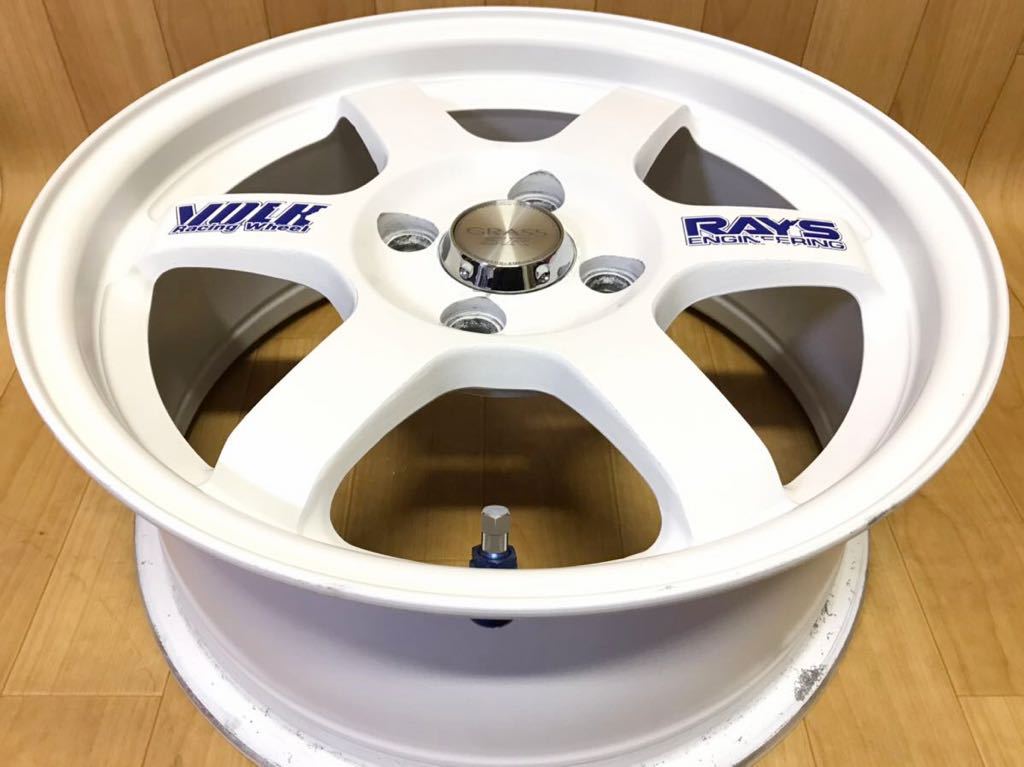 長野発 軽量 RAYS VOLK ENGINEERING RACING VR TE37C 15インチ6.5 J4穴 