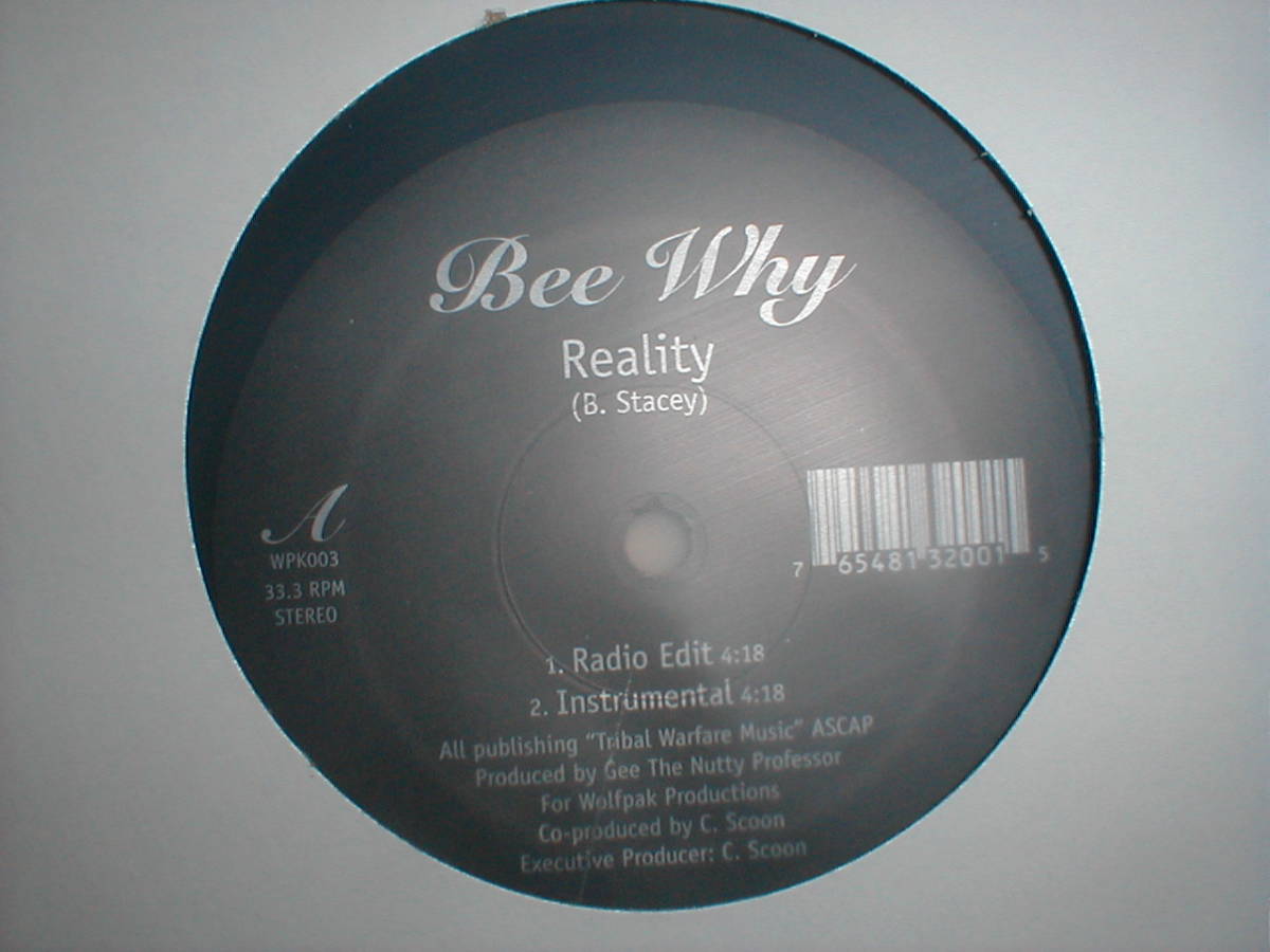  Bee Why - Reality 12 INCH(ラップ、ヒップホップ)｜売買されたオークション情報、yahooの商品情報をアーカイブ公開 - オークファン ラップ、ヒップホップ