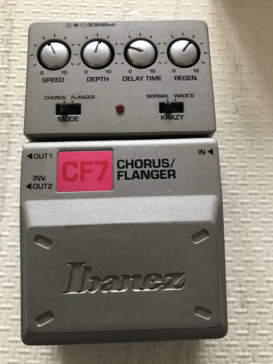 コーラス/フランジャーエフェクター CF7 Ibanez Ibanez Canada Reverb | Chorus/Flanger CF7 ギター