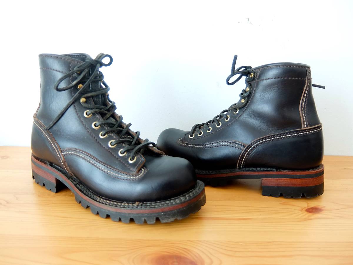 LONE WOLF BOOTS ロンウルフ ロガーブーツ 25cm 黒 即決あり!(25.0cm 