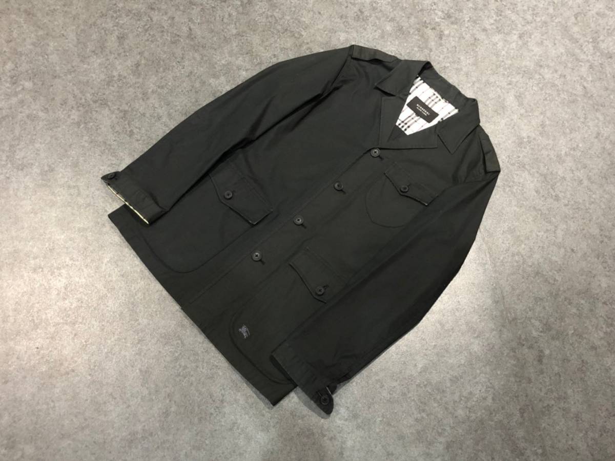 BLACK BURBERRY LABEL メルカリ - ホース刺繍 三陽商会 リバーシブル 