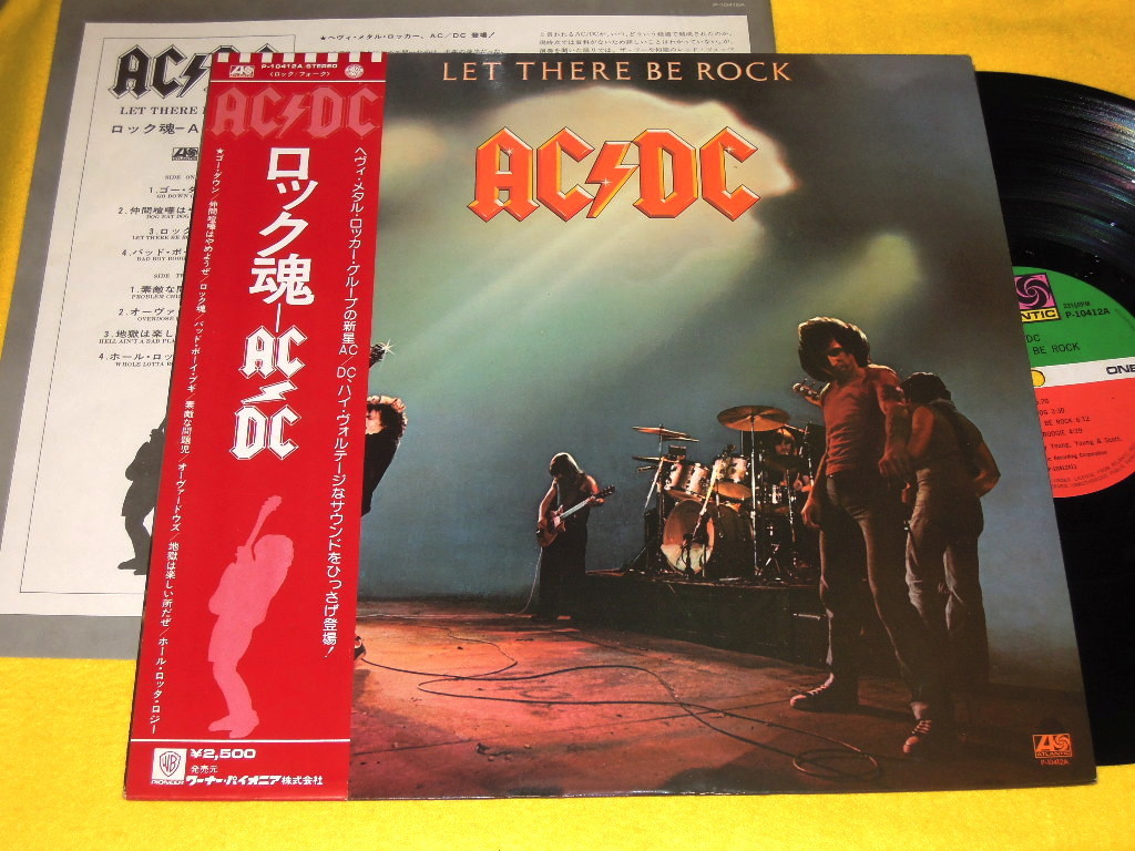 AC⁄DC ロック魂 There Be Let Rock LP ROCK THERE BE ⁄ LET P-