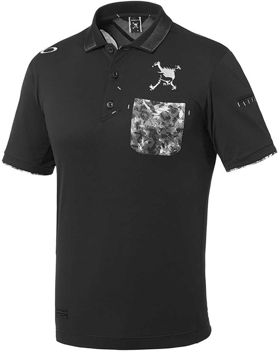 激安大特価，低価 超 OAKLEY オークリー skull スカル 半袖 シャツ ポロシャツ 黒 ブラック カモフラ柄 Mサイズ(オークリー)｜売買されたオークション情報、yahooの商品情報をアーカイブ公開 - オークファン シャツ