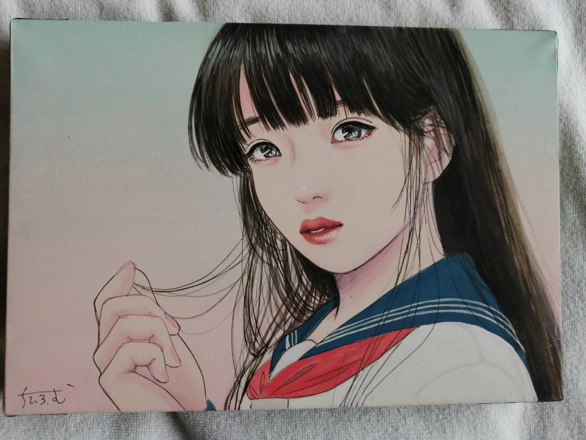 むらまつちひろ【葵】 アクリル画SM 人気の美少女画作家 (人物画