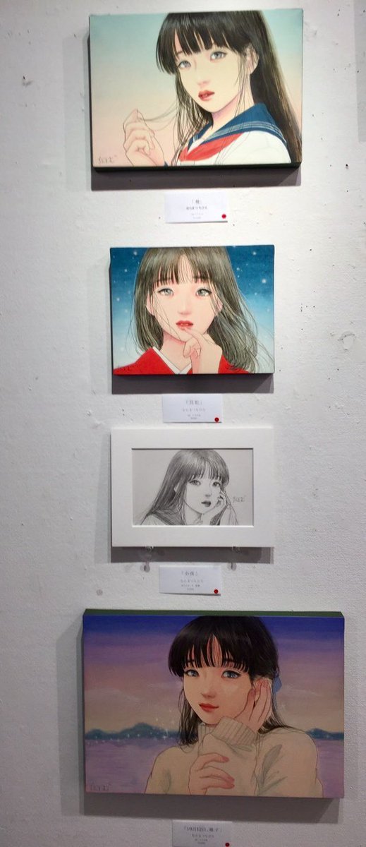 むらまつちひろ【葵】 アクリル画SM 人気の美少女画作家 (人物画