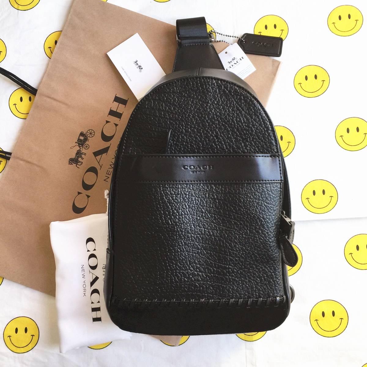 コーチ COACH ショルダーバッグ シグネチャー柄 PVC(塩化ビニール