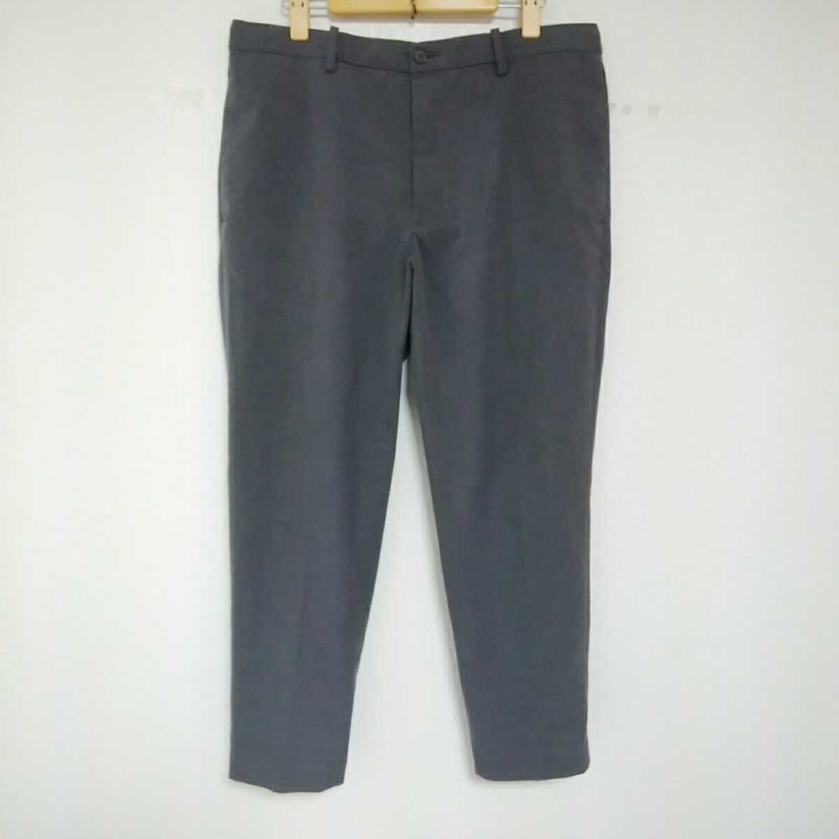 Uniqlo Ezyアンクルパンツ ウールライク メンズ Lサイズ グレー テーパード スリム スラックス イージー ゴム トラウザー パンツ ユニクロ ボトムス 売買されたオークション情報 Yahooの商品情報をアーカイブ公開 オークファン Aucfan Com
