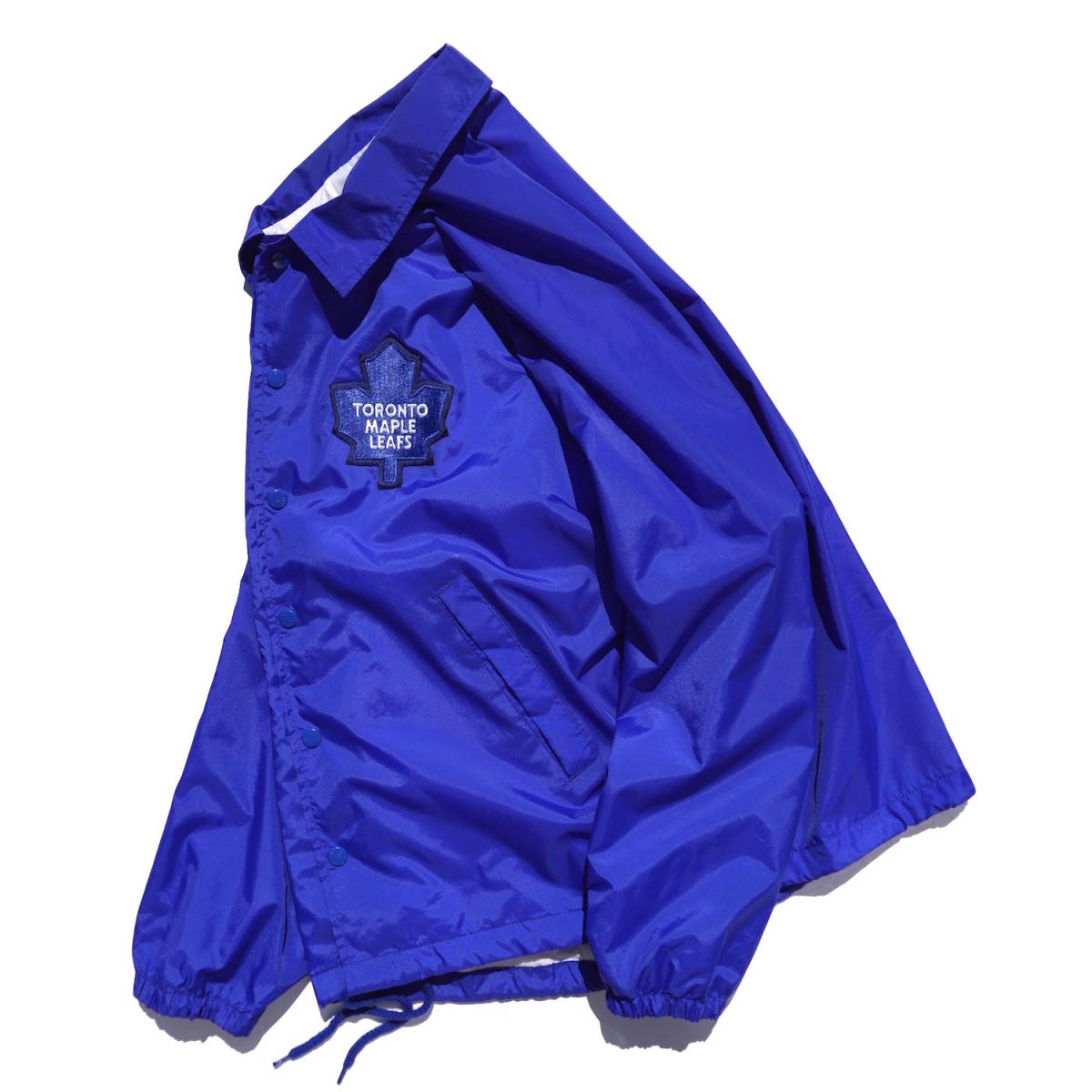 限定セール，人気SALE 1990s ヴィンテージ カナダ製 SHAIN NHL TRONTO MAPLE LEAFS コーチジャケット L 青 ラグラン トロントメイプルリーフス ホッケー 古着(Lサイズ)｜売買されたオークション情報、yahooの商品情報をアーカ ジャンパー、ブルゾン一般