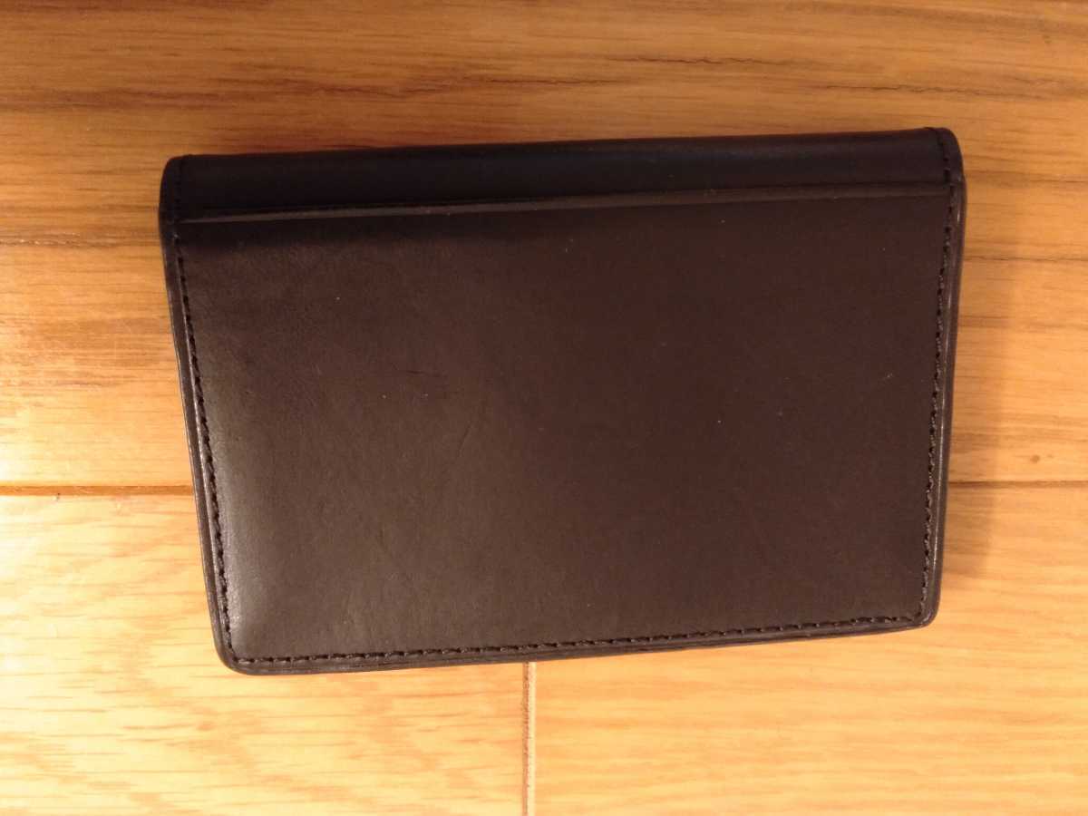 無印良品 Muji 名刺入れ レザー 格安 イタリア産ヌメ革 カードケース黒 男性用 売買されたオークション情報 Yahooの商品情報をアーカイブ公開 オークファン Aucfan Com