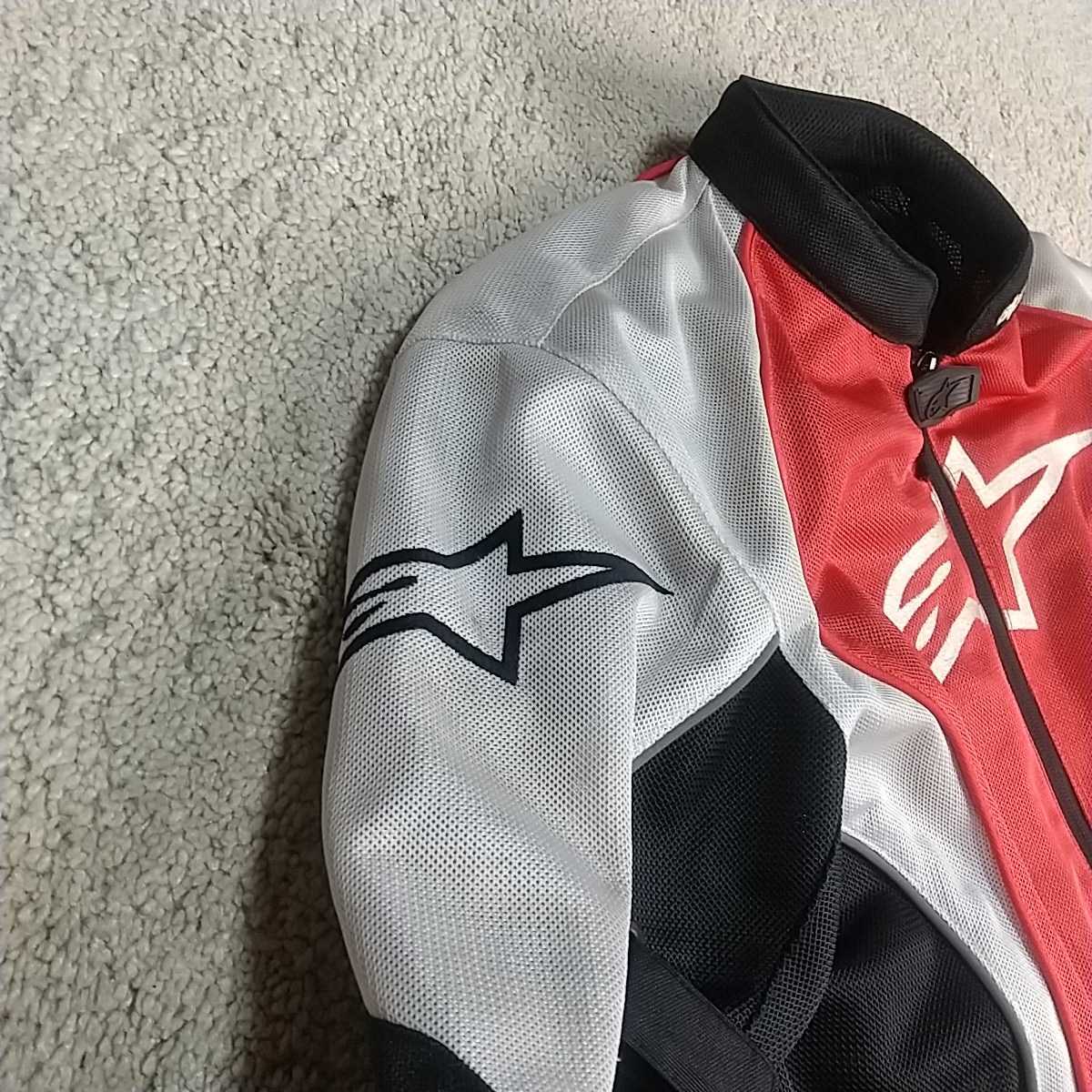 Alpinestars バイクジャケット 黒白赤 手荒く 売買されたオークション 