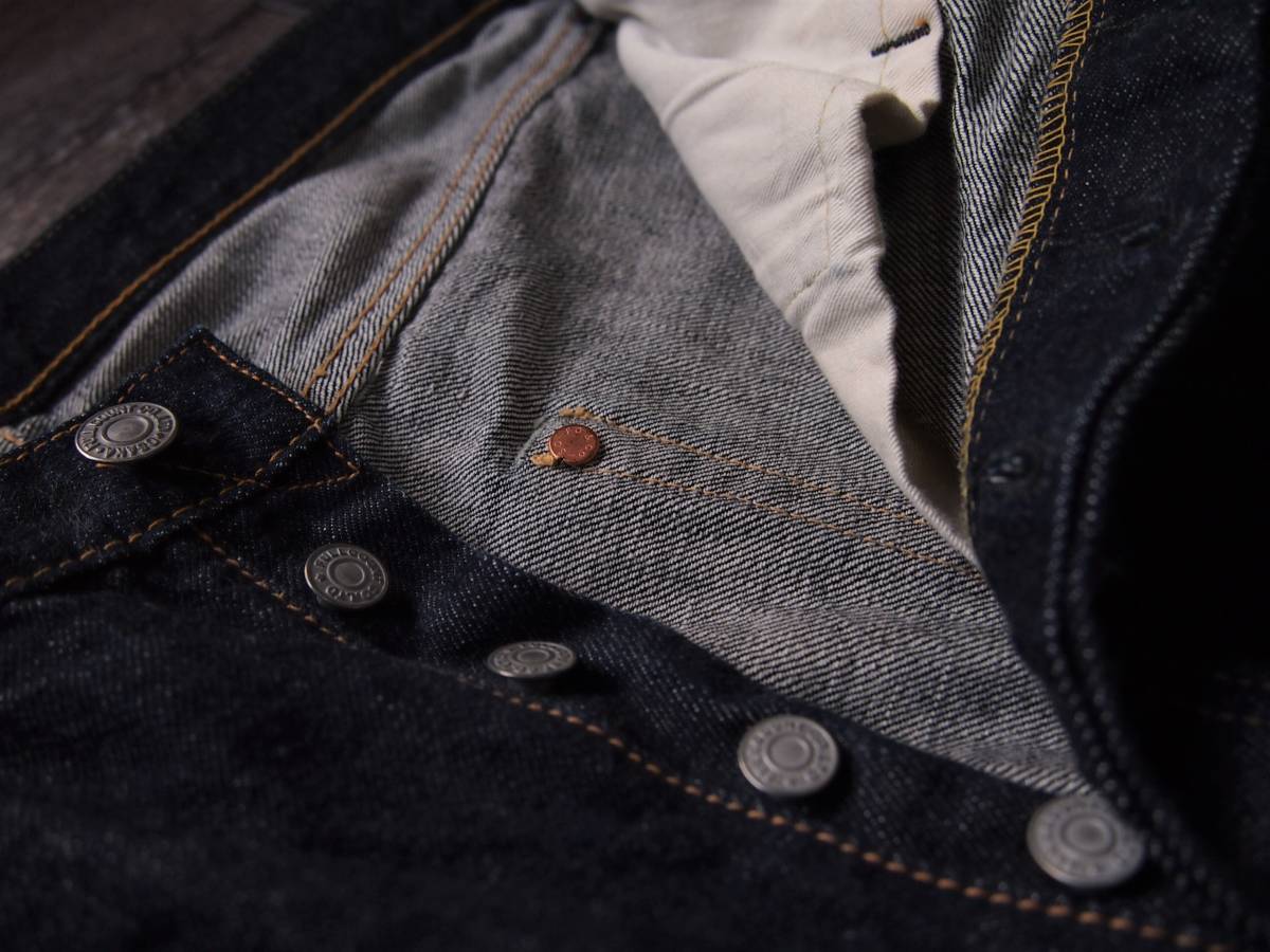 美品 フルカウント/FULLCOUNT フルカウント 0105 Wide Denim 濃紺 