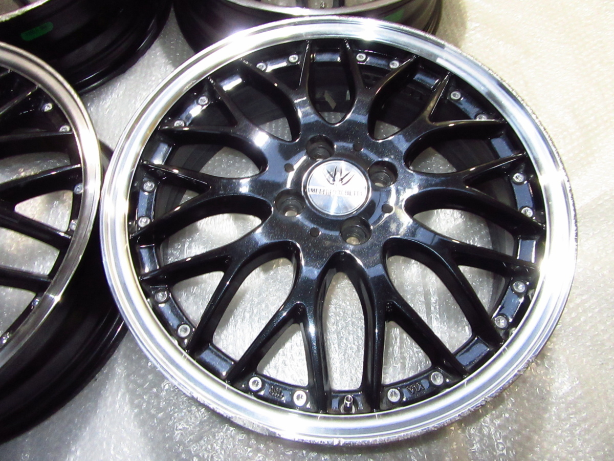 ロクサーニMULTI FORCHETTA 17インチアルミホイールのみ4本 17x5.5j+48  