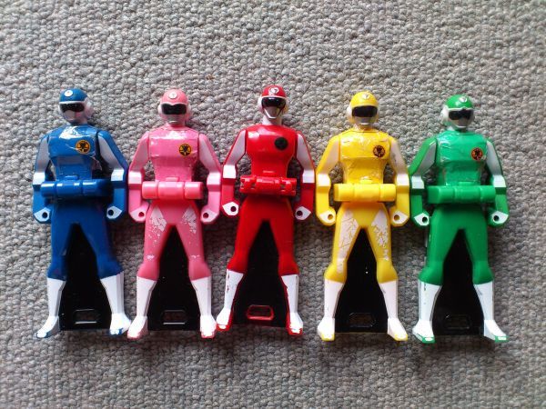超新星フラッシュマン レンジャーキー 5個 海賊戦隊ゴーカイジャー