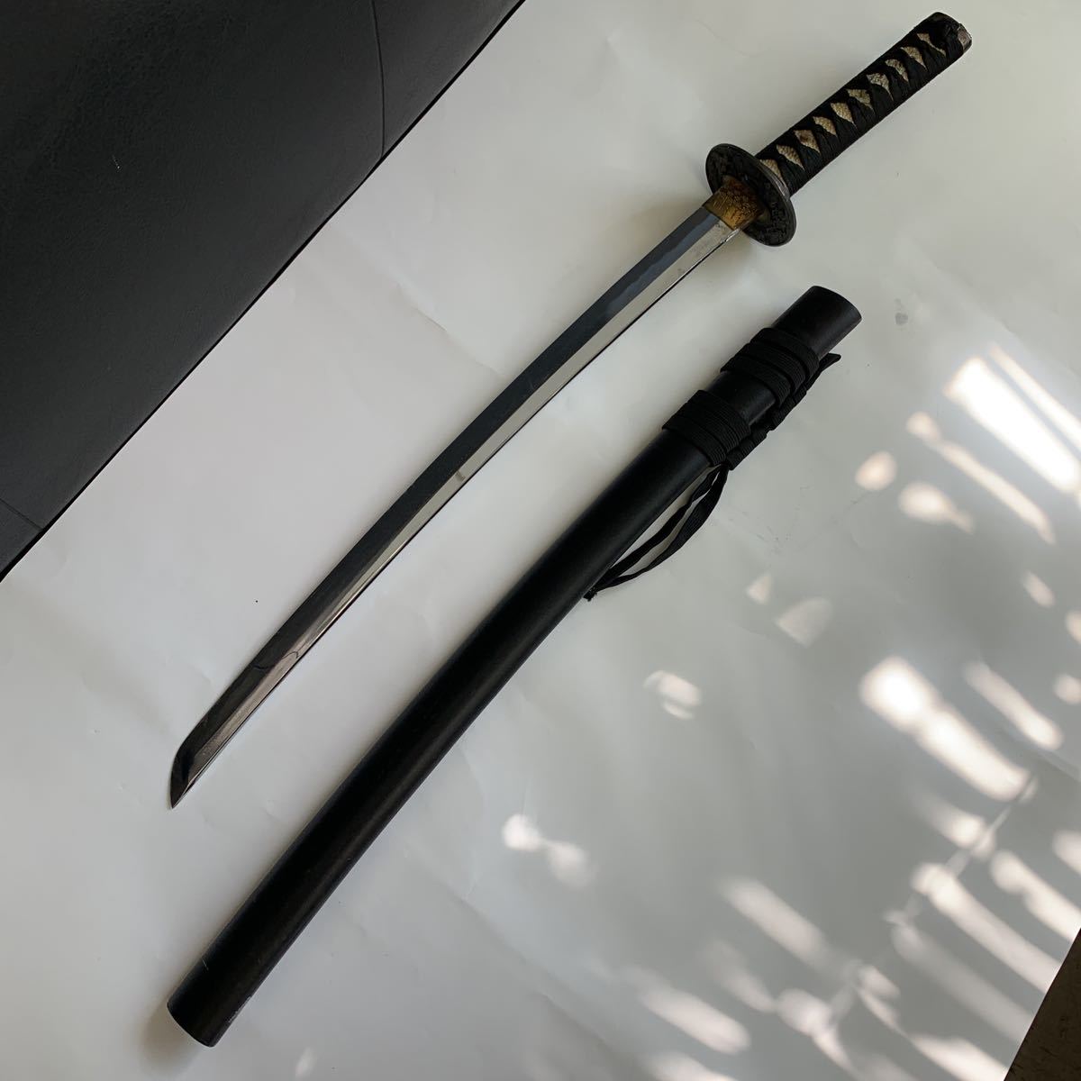 模造刀 日本刀 脇差 白鞘 刀 大刀 日本製 刀匠 武具 105cm⁄刃渡り ⁄