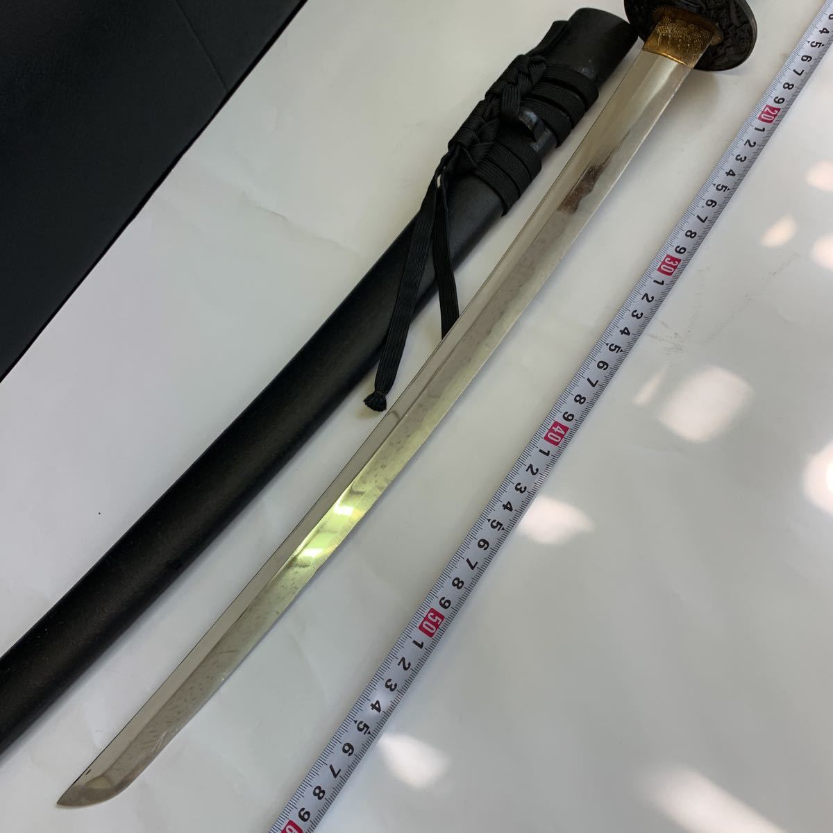 模造刀 日本刀 脇差 白鞘 刀 大刀 日本製 刀匠 武具 105cm⁄刃渡り ⁄