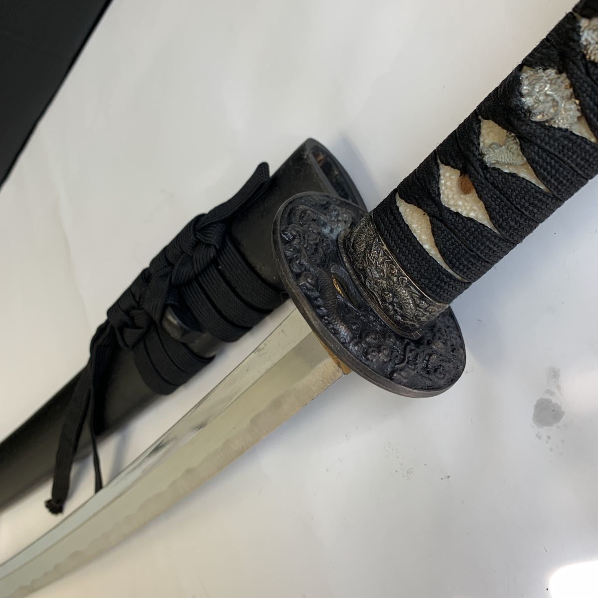 模造刀 日本刀 脇差 白鞘 刀 大刀 日本製 刀匠 武具 105cm⁄刃渡り ⁄