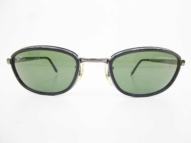 低価，限定セール &infin; デッドストック Ray-Ban レイバン サングラス W3088 コンビネーションフレーム フルリム ブラック ガンメタリック イタリア製 H8(その他)｜売買されたオークション情報、yahooの商品情報を サングラス