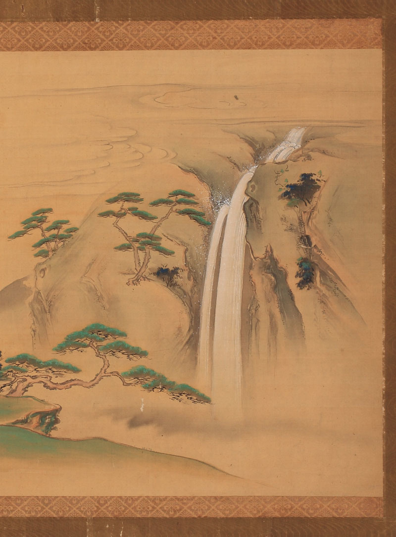 模写 住吉廣行 瀧人物画賛横物 掛軸 日本画 山水画 滝 松 大和絵 住吉派 住吉広行 千載和歌集 山水 風月 売買されたオークション情報 Yahooの商品情報をアーカイブ公開 オークファン Aucfan Com