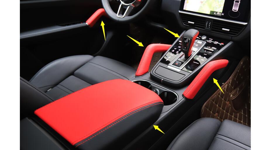 人気SALE，豊富な 新型 ポルシェ カイエン Porsche Cayenne 専用 シフト ノブ インナー ドア アームレスト カバー 8pセット 4色可選(ポルシェ用)｜売買されたオークション情報、yahooの商品情報をアーカイブ公開 - オ ポルシェ用