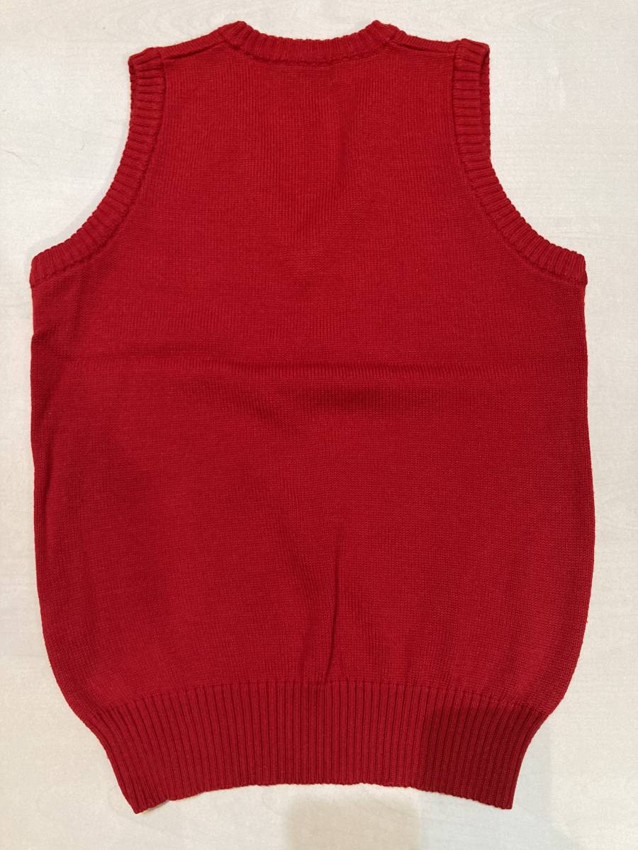 FRED PERRY FPP-3300 KNIT VEST S USED ニット ベスト フレッドペリー