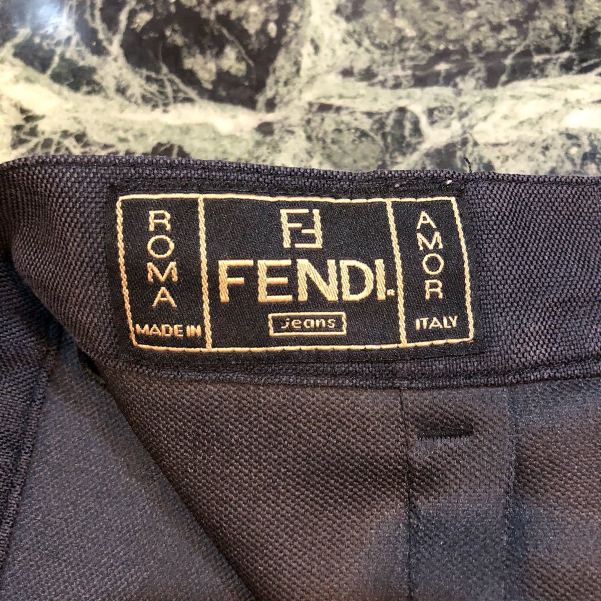 美品】FENDI☆フェンディ ハイウエストスカート デニムスカート 