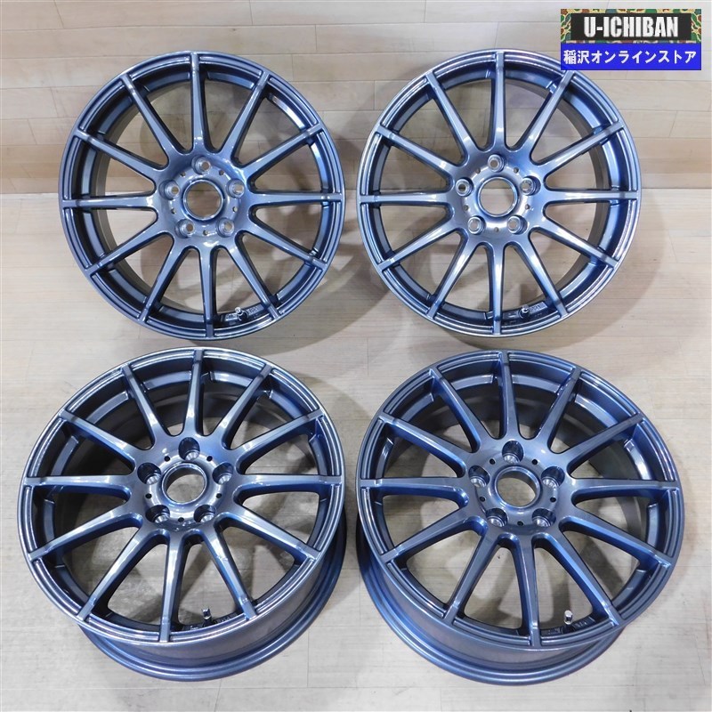 新品未使用品 （1本傷品） リーフ マークX クラウン セレナ 等 17インチ TEAD 7-17+40 5H114.3 4本セット B009