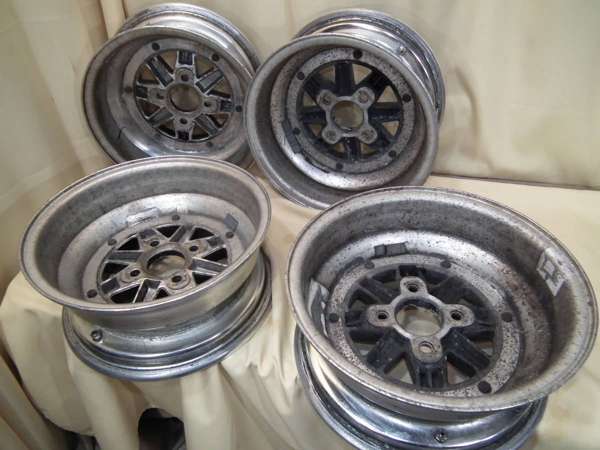 旧車ssr スピードスター マーク アルミホイール ４本セット6jj 14in Pcd110 14 6 0 13a ガリ 傷 汚れあり 現状品 社外品 売買されたオークション情報 Yahooの商品情報をアーカイブ公開 オークファン Aucfan Com