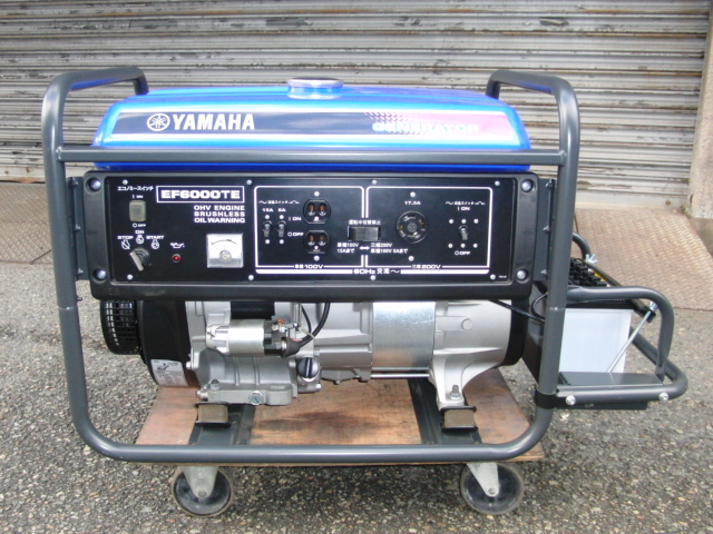 ヤマハ 発電機 三相0v 100v Ef6000te 発電機 変圧器 充電器 売買されたオークション情報 Yahooの商品情報をアーカイブ公開 オークファン Aucfan Com