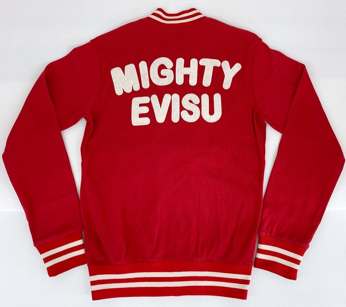 EVISU エヴィス スウェット トラックジャケット サイズ36 赤 フルZIP 