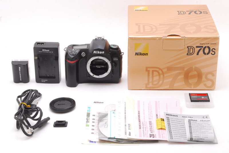 ☆シャッター回数 1243回☆NIKON ニコン D70s ボディ 元箱付 ♯E330 ニコン