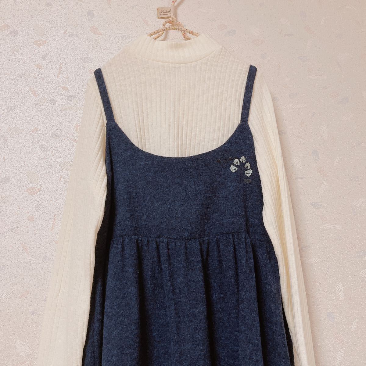 Kuu ジャンパースカート ジャンスカ ワンピース 刺繍 ナチュラル 森ガール しまむら キャミワンピ Lサイズ 売買されたオークション情報 Yahooの商品情報をアーカイブ公開 オークファン Aucfan Com