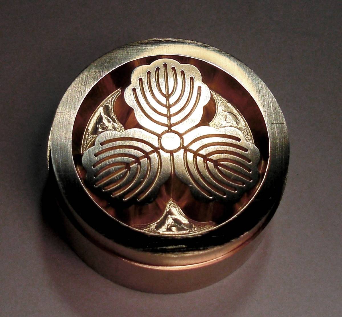 焼印・刻印 Φ26mm 家紋 10 丸に三つ柏