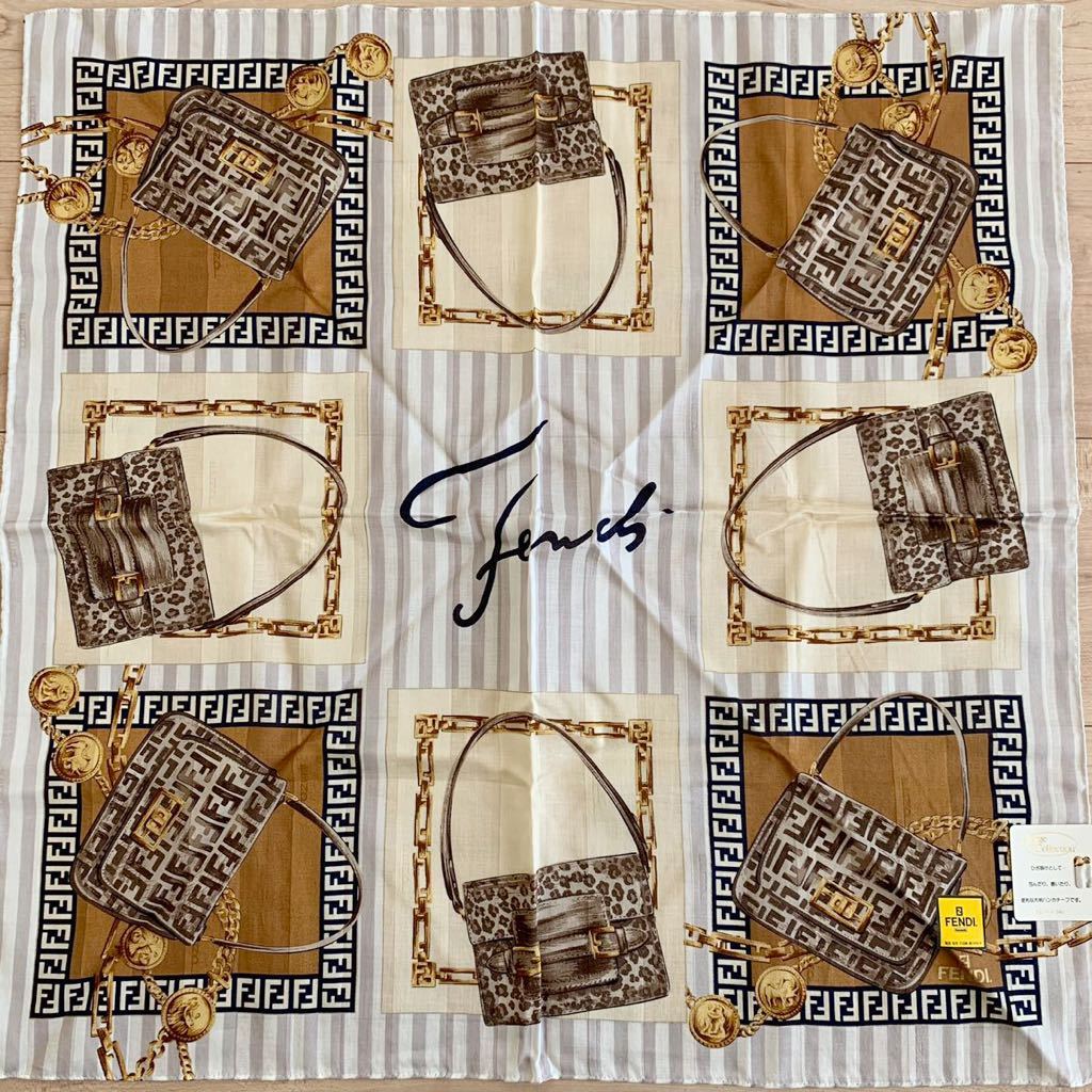 未使用 FENDI フェンディ 大判ハンカチーフ 【公式通販】