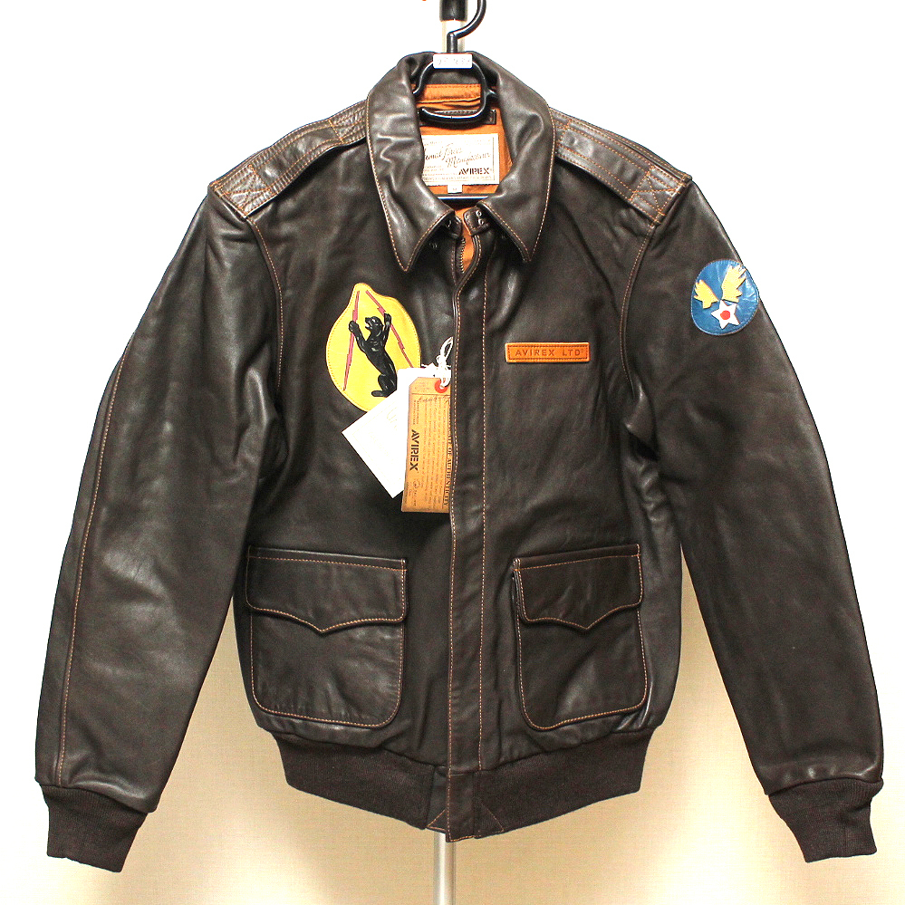 AVIREX アヴィレックス レザージャケット A-2 WORK OF ART 