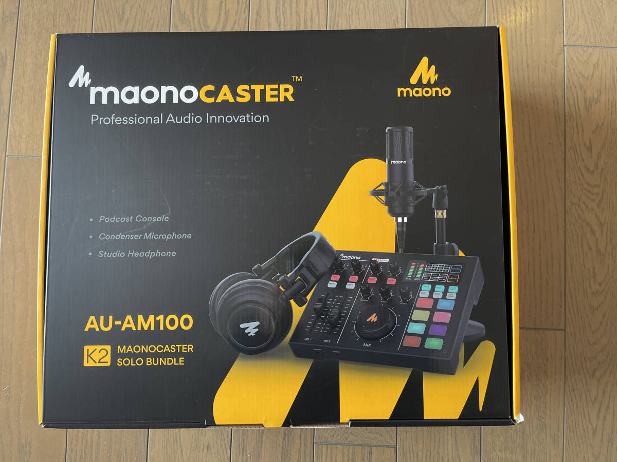 MAONOCASTER AU-AM100 オールインワンオーディオインターフェースポッドキャストプロダクションスタジオ