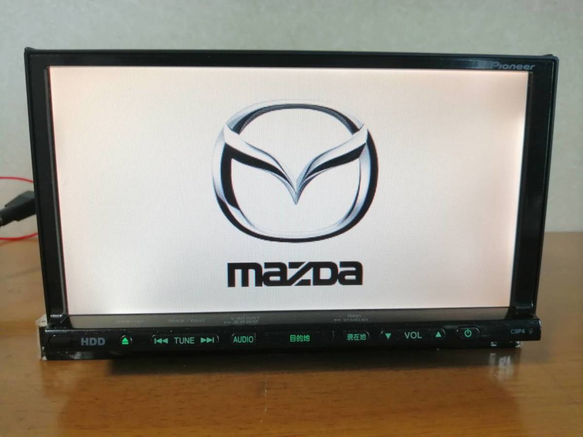 Pioneer マツダ 純正ナビ CA9PB Bluetooth フルセグ テレビ MAZDA パイオニア 公式通販 マツダ純正ナビパイオニア製 MPV SDカード DVD iPod SD