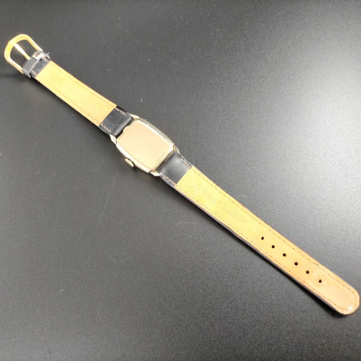 ★アンティークantique★ELGINエルジン メンズ腕時計 DELUXE 手巻きマニュアル10金張り 10K gold filled 17石 稼働品 アンティーク 腕時計 手巻き 1928年 動作良好エルジン アンティークの中古品