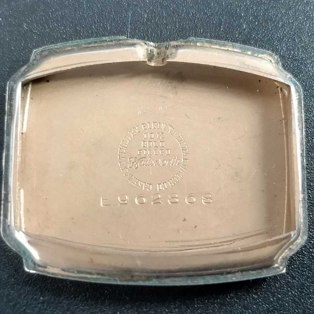 ★アンティークantique★ELGINエルジン メンズ腕時計 DELUXE 手巻きマニュアル10金張り 10K gold filled 17石 稼働品 アンティーク 腕時計 手巻き 1928年 動作良好エルジン アンティークの中古品