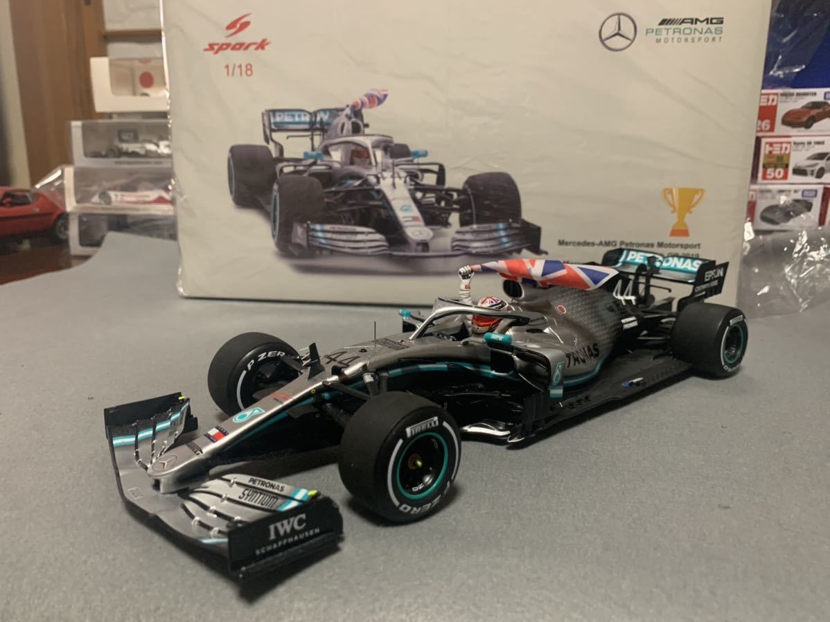 Spark 1/18 Mercedes-AMG F1 W10 EQ Power Lewis #44 British GP WIN 2019 ルイス　