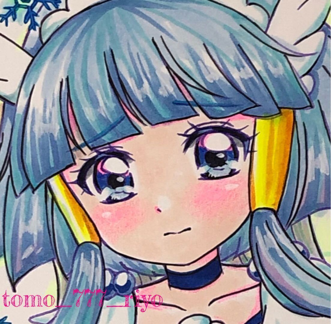 同人手描きイラスト スマイルプリキュア キュアビューティ A4 ケント紙(手描きイラスト)｜売買されたオークション情報、yahooの商品情報を 