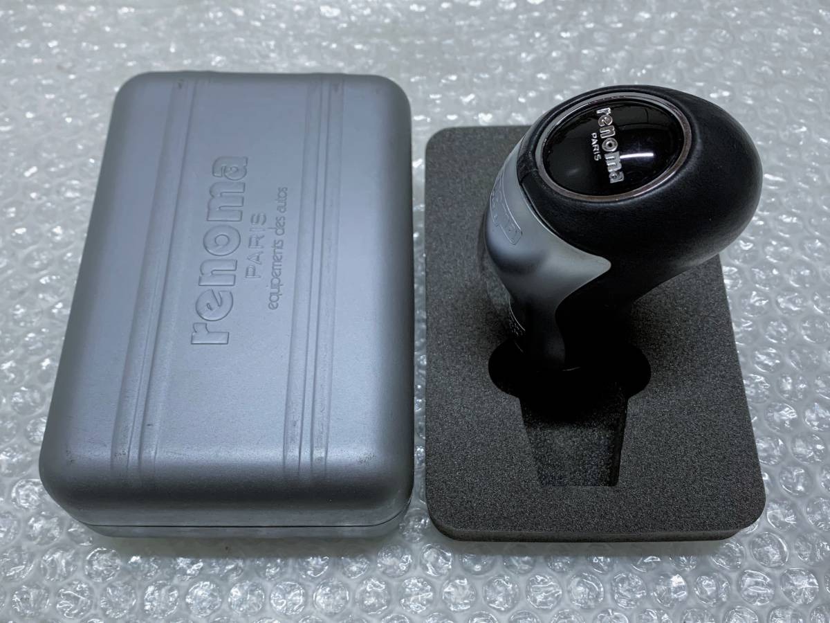当時物 renoma レノマ レザー シフトノブ AT オートマ クラシック 